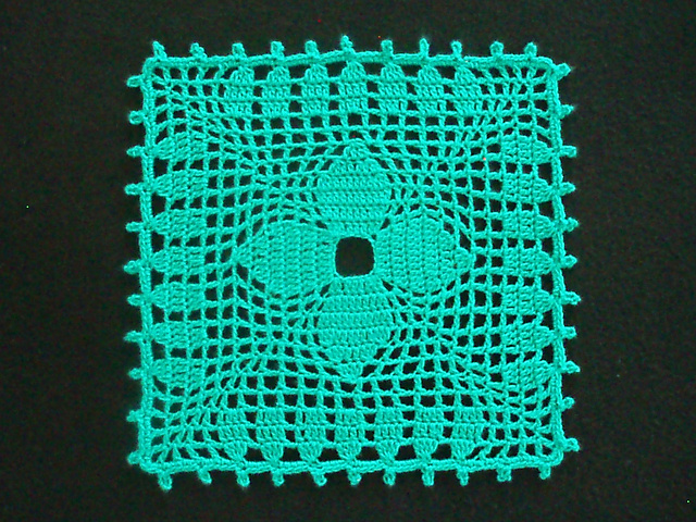 Lace Squares Cover