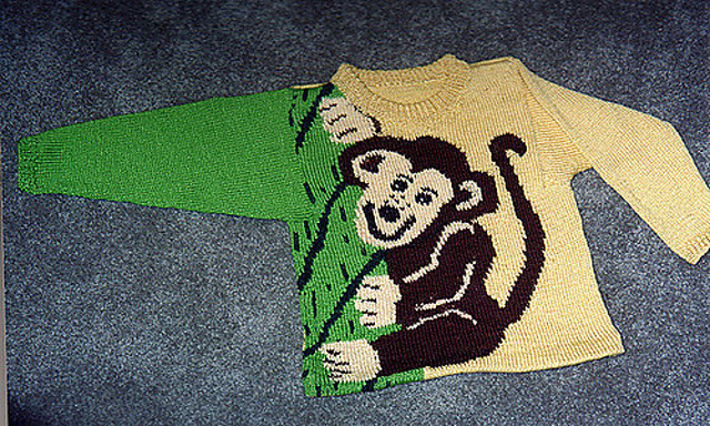 5033 Monkey sweater