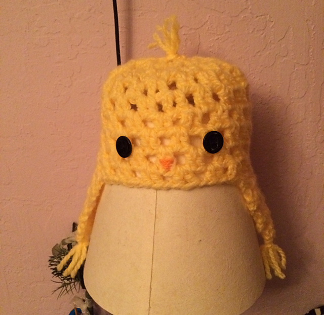 Chickadee Baby Crochet Hat