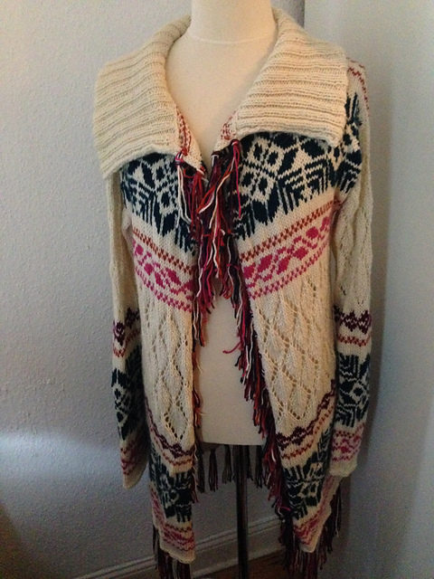S9263 Damenjacke mit Fransen