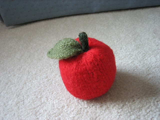 Felted Apple