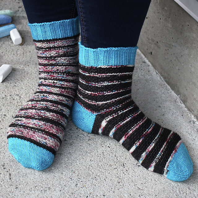 Chinstrap Heel Socks