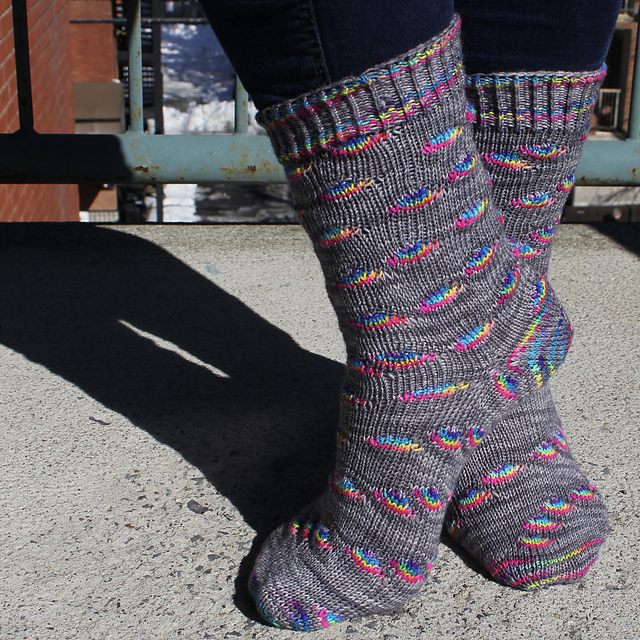 Fire Rainbow Socks