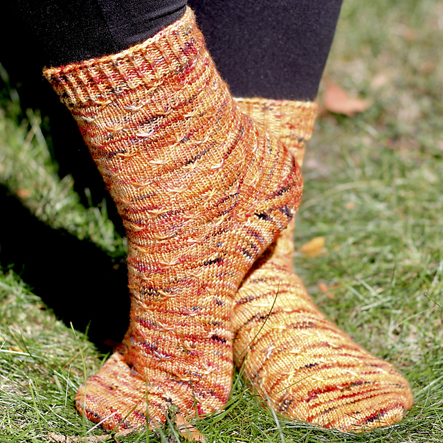 Cedar Sparks Socks