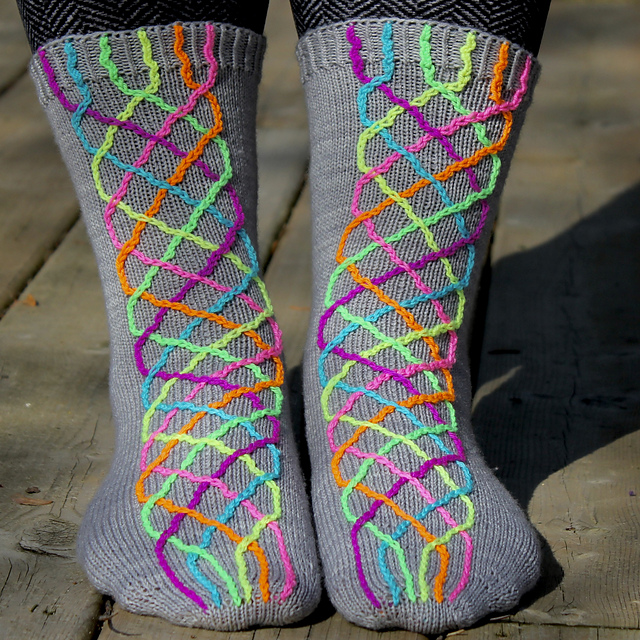 Friendship Bracelet Socks