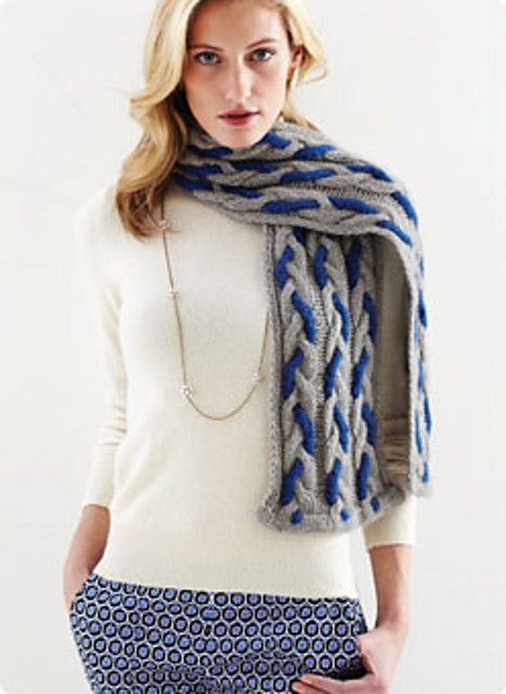 Twisted Cable Scarf