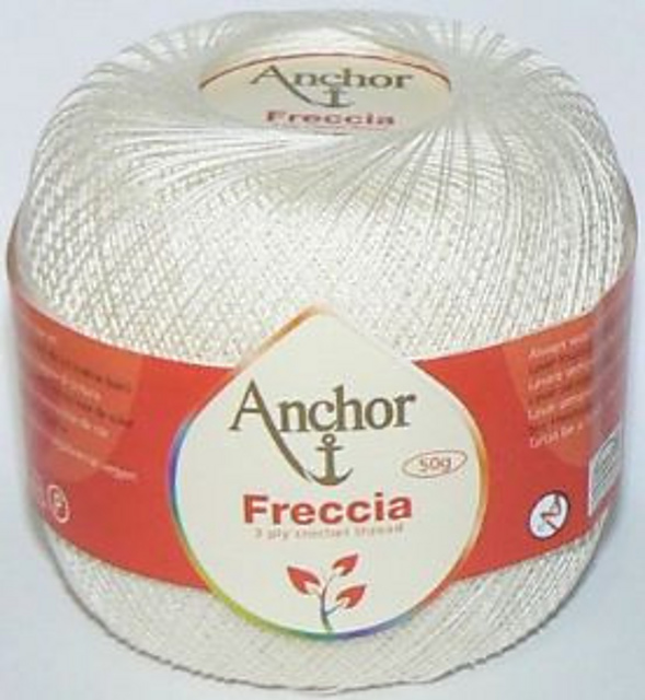 Anchor Freccia Häkelgarn Stärke 20 - 100% Baumwolle 510m