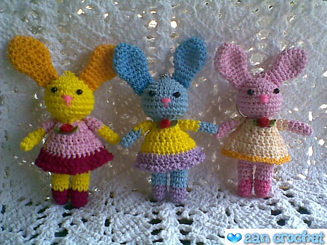 Amigurumi Bunny "Si Kelinci" small version