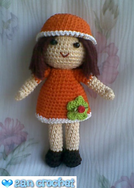 Zan Zan, The Little Amigurumi Doll