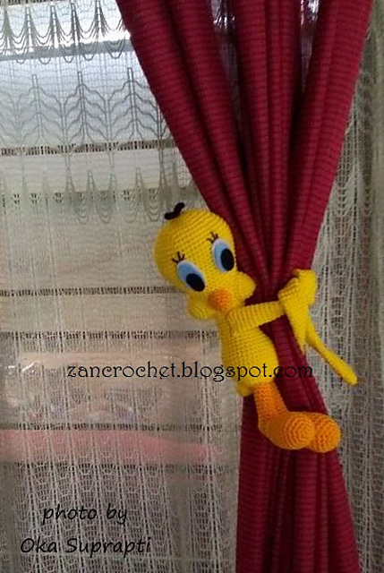 Tweety Curtain Tie Back