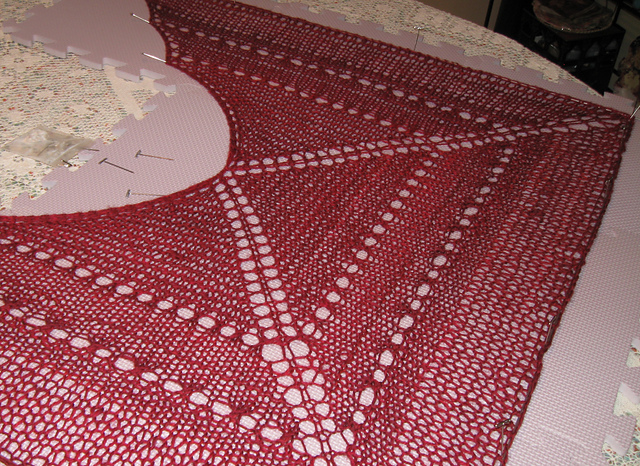 Barbara's Spinners Simple Shawl