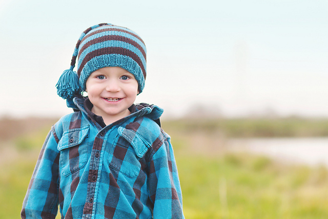 Toddler Striped Hat