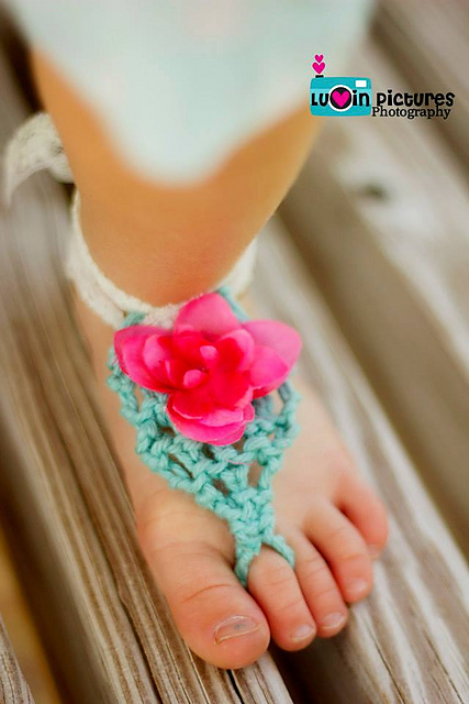Carly Barefoot Sandal, Newborn-Adult