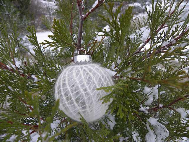 Lace Christmas Ornament