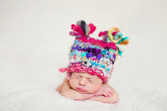 Petalspun Loopy Newborn Hat