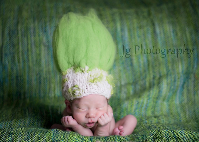 Troll Doll Baby Hat