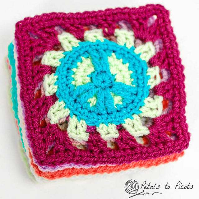 Peace Sign Granny Squares