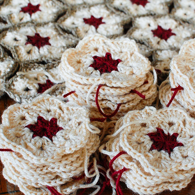African Flower Afghan