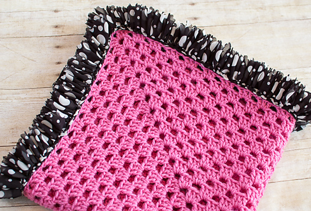 Ruffled Baby Blanket