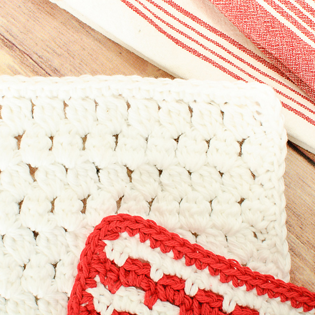 Cluster Stitch Dishcloth 