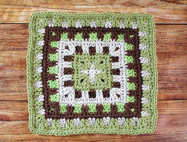 Caterpillar Afghan Square