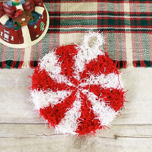 Christmas Peppermint Scrubby