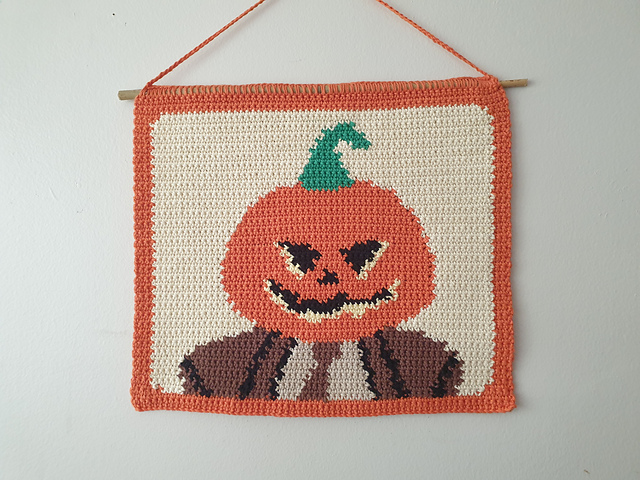 Pumpkin Dwight Wall Hanging