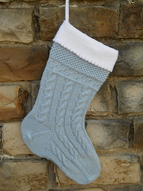 Cabled Stocking