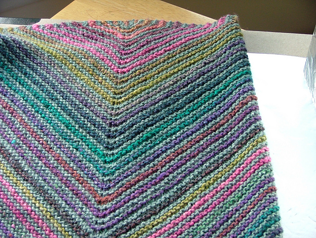 loose knit shawl