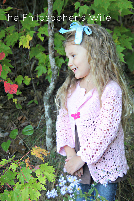 Pink Butterfly Sweater