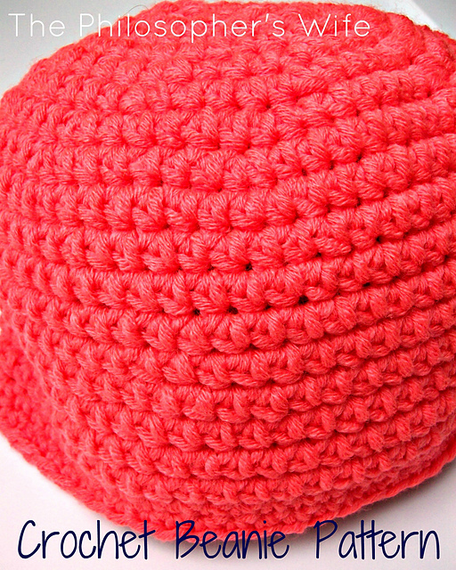 Crochet Beanie with Heads Up Yarn