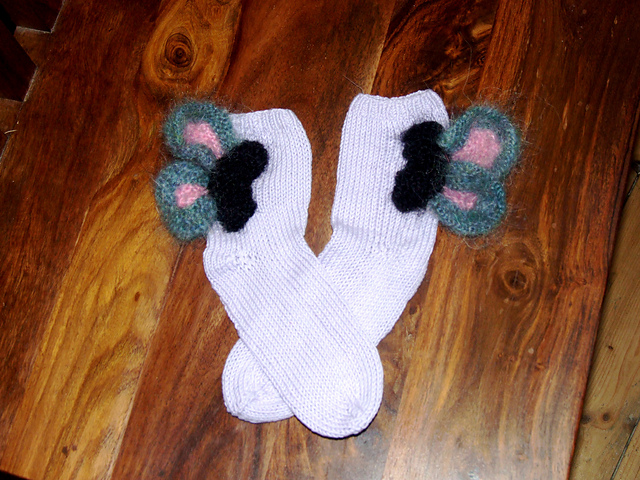 Butterfly socks