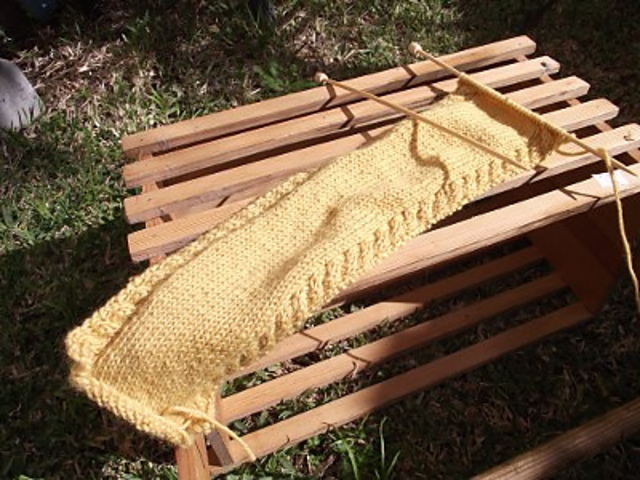 Simple Cable Scarf