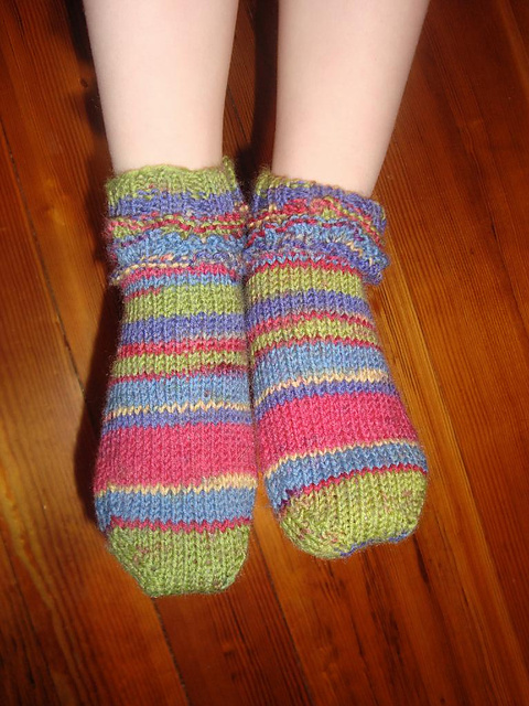 No Cold Footsies: Squiggles Child's Socks
