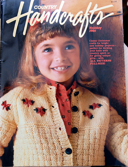 Holiday Knit Girl's Cardigan