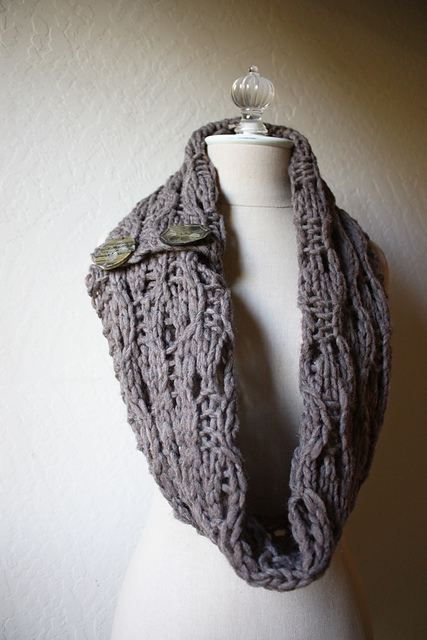 Ravelry: Rusticale Cowl / Wrap pattern by Brenda Lavell