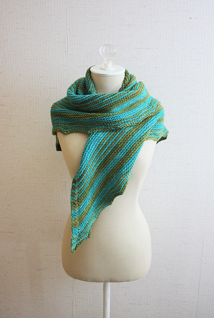 Zebre Striped Shawl