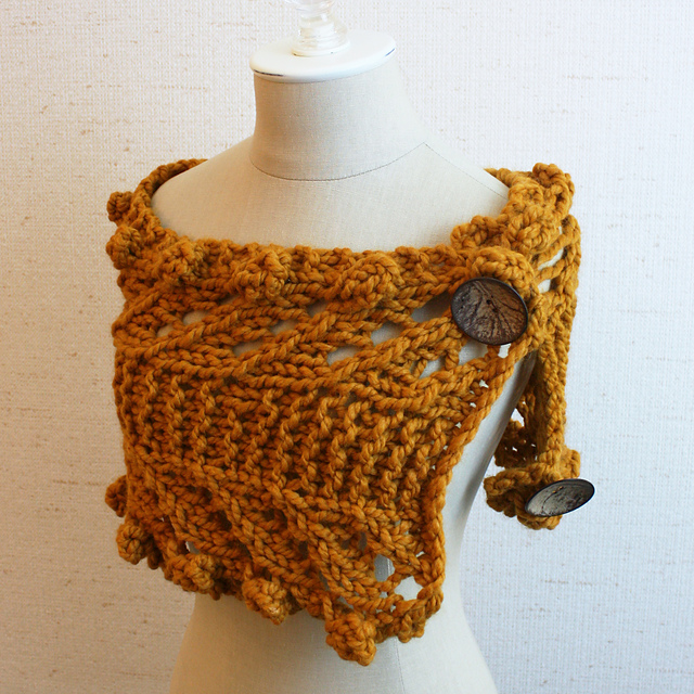 Ravelry: Rustico Cowl / Wrap pattern by Brenda Lavell
