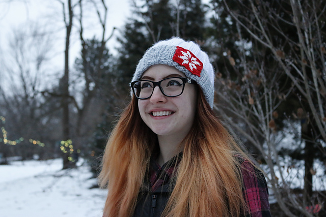 Snowflake Knit Cap (Animal Crossing)