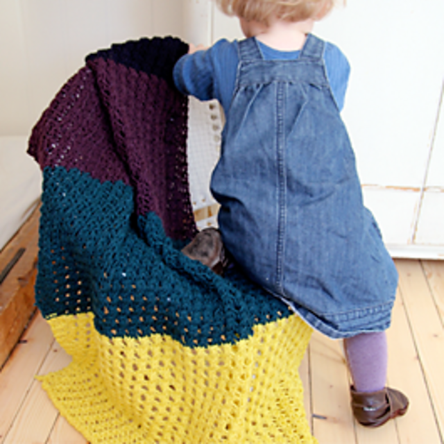 Little Star-Baby Blanket / Lille stjerne-babyteppe