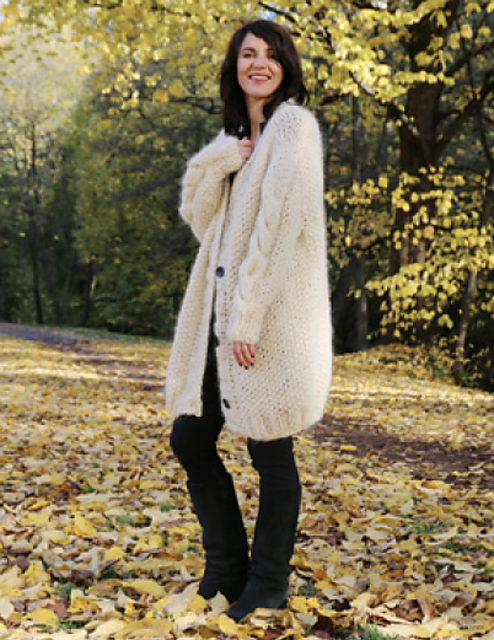 Cool cable coat / Flett for alle-jakke