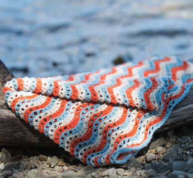 Wavy blanket / Ramsalt bølgeteppe