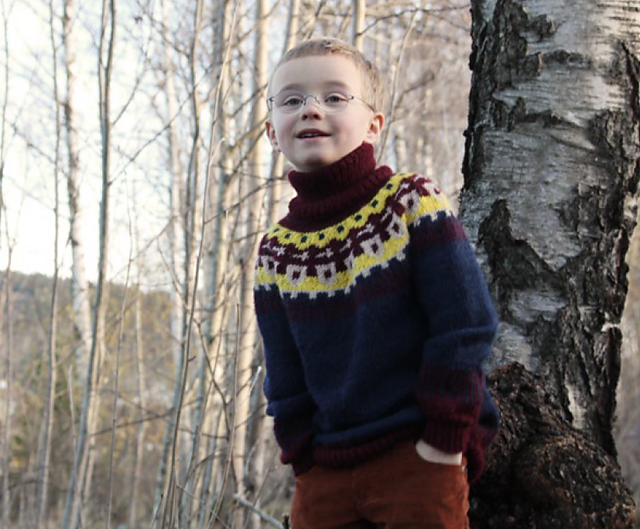 Knight's sweater / Rundfelt riddergenser