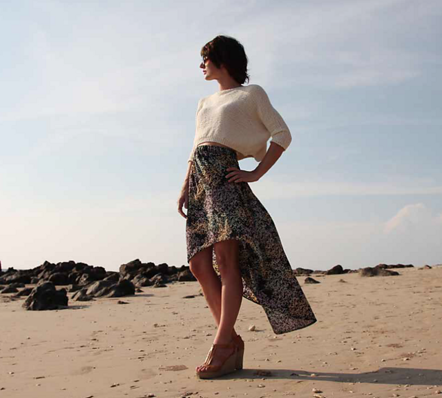 Short and sweet sweater / Snuppekort sommergenser