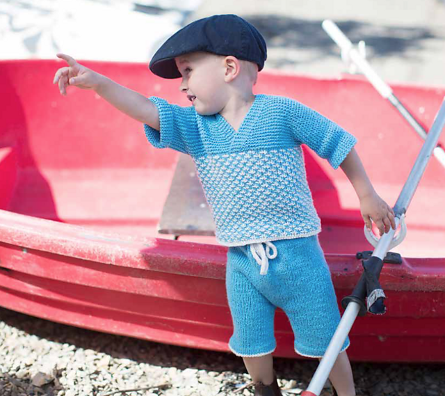Swallow dive tee and shorts / Svalestup-sett