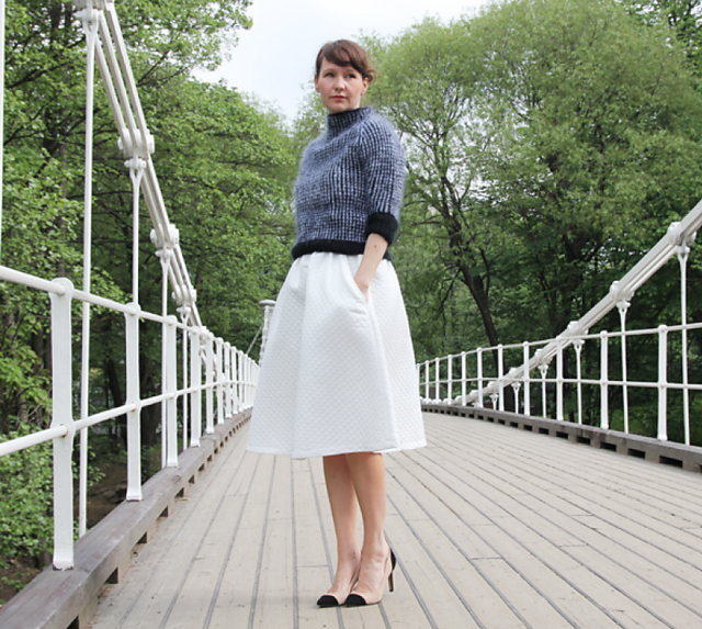 Black&White sweater / Svart-hvitt-genser