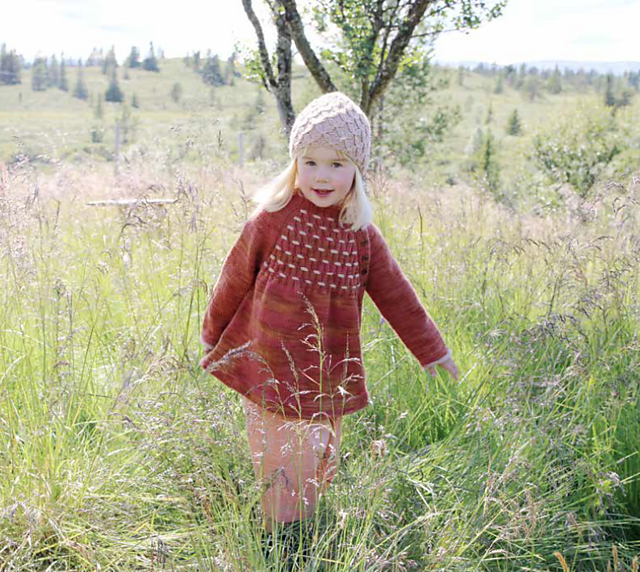 Vera's Waffel coat with hat / Veras vaffeljakke