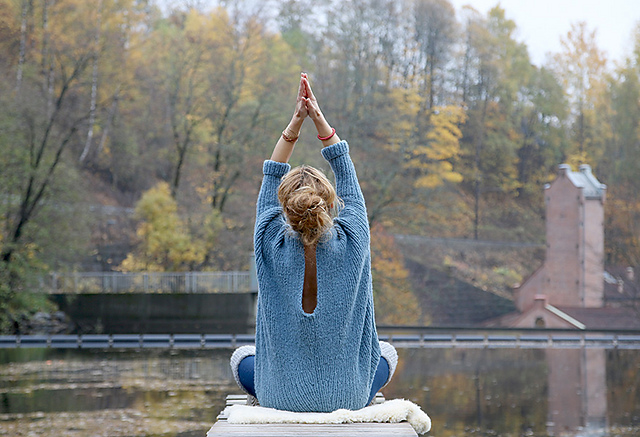 Yoga | Garland Pose Rib Sweater