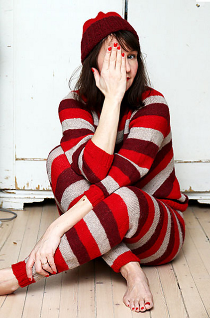 Stripe - Long Johns (woman) / Stillongs (dame)