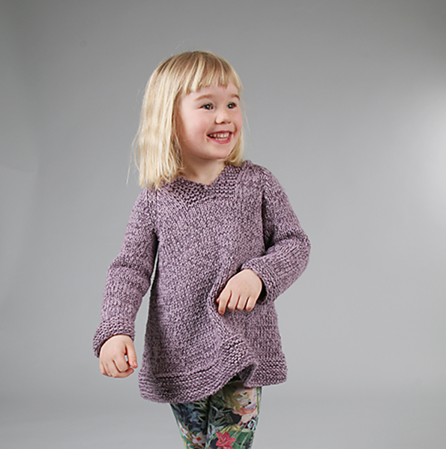 Plain girlie hoodie / Enkel kittel med hette